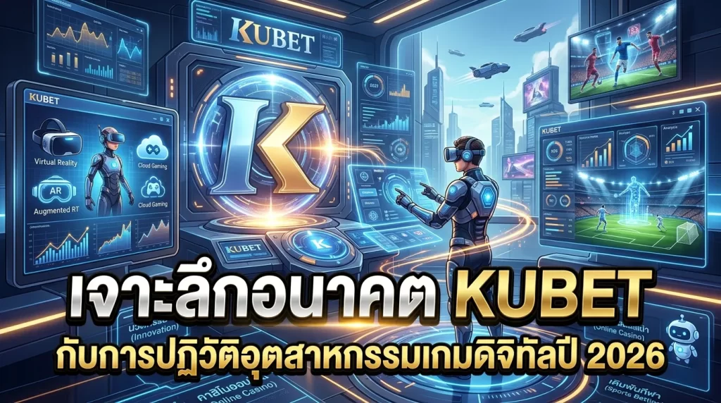 เจาะลึกอนาคต KUBET กับการปฏิวัติอุตสาหกรรมเกมดิจิทัลปี 2026