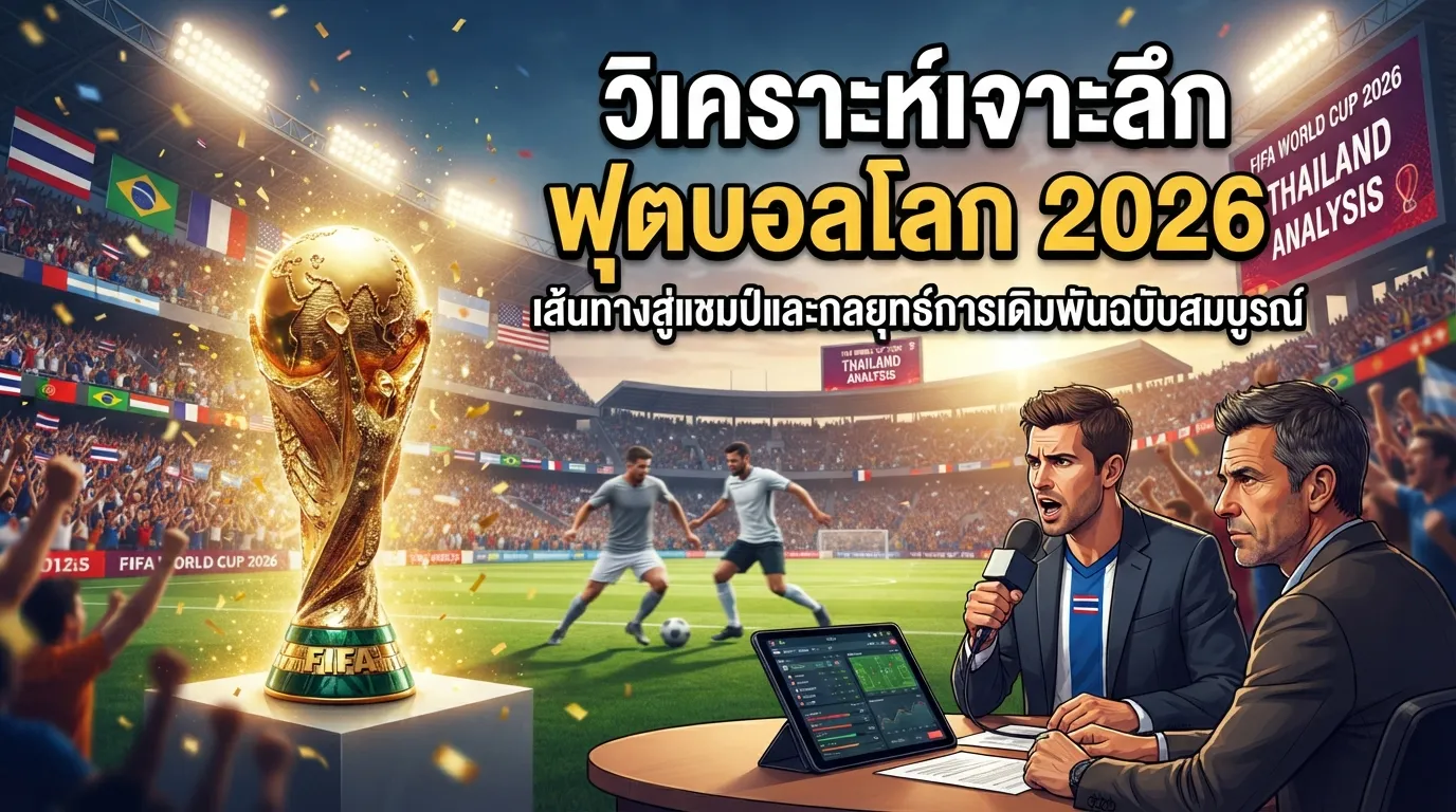 วิเคราะห์เจาะลึกฟุตบอลโลก 2026: เส้นทางสู่แชมป์และกลยุทธ์การเดิมพันฉบับสมบูรณ์
