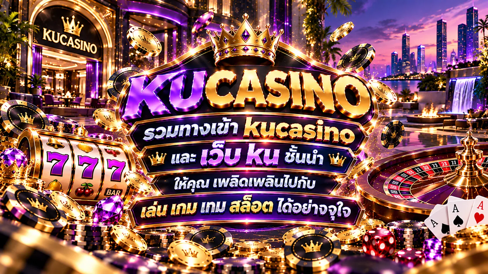 รวมทางเข้า kucasino และ เว็บ ku ชั้นนำ ให้คุณ เพลิดเพลินไปกับ เล่น เกม เกม สล็อต ได้อย่างจุใจ